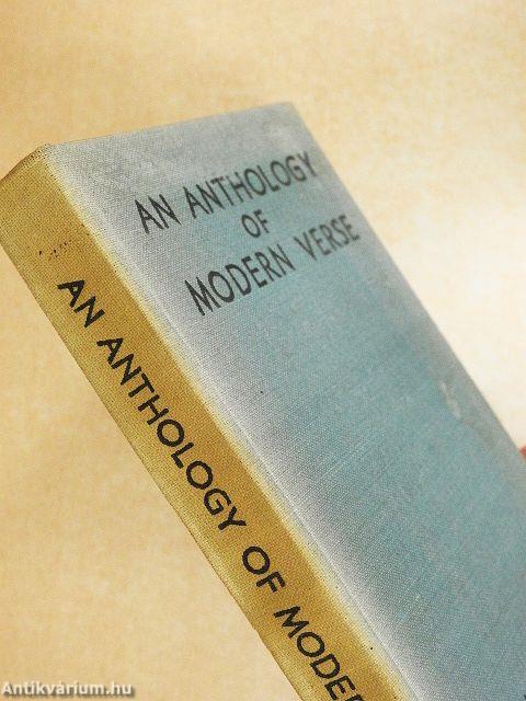 An anthology of modern verse