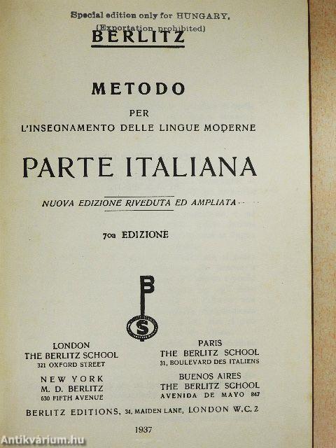 Metodo per l'Insegnamento delle Lingue Moderne - Parte Italiana