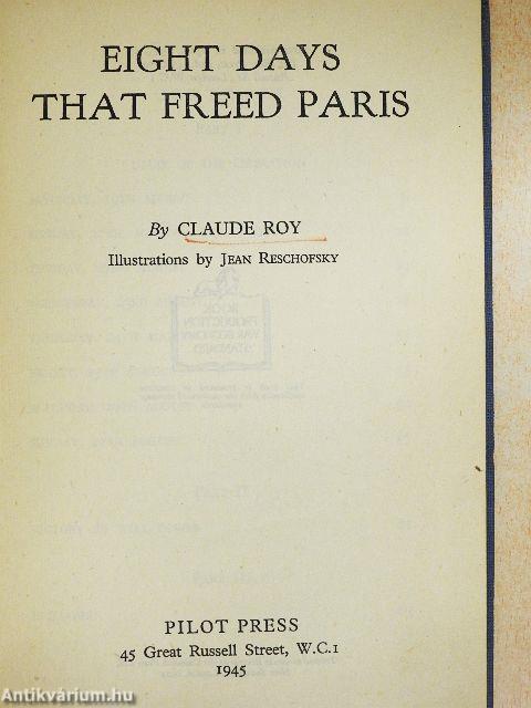 Eight days that freed Paris