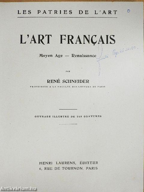 L'art francais