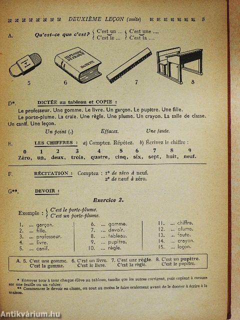 Le francais par la méthode directe I.