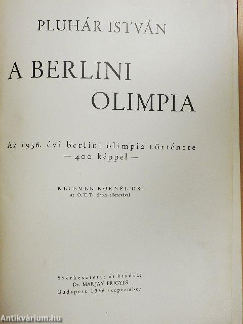 A berlini olimpia