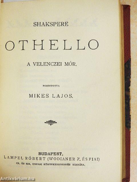 Coriolanus/Julius Caesar/Othello/Antonius és Cleopatra