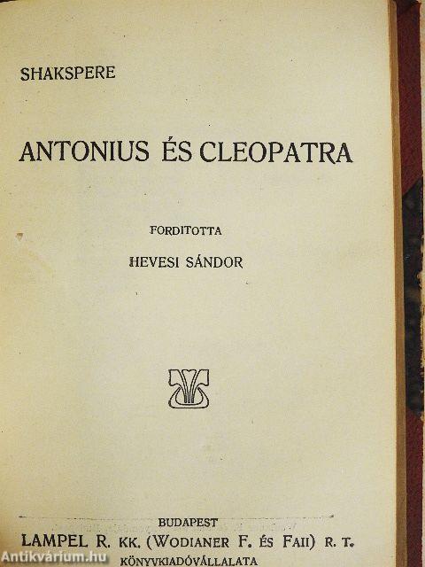 Coriolanus/Julius Caesar/Othello/Antonius és Cleopatra
