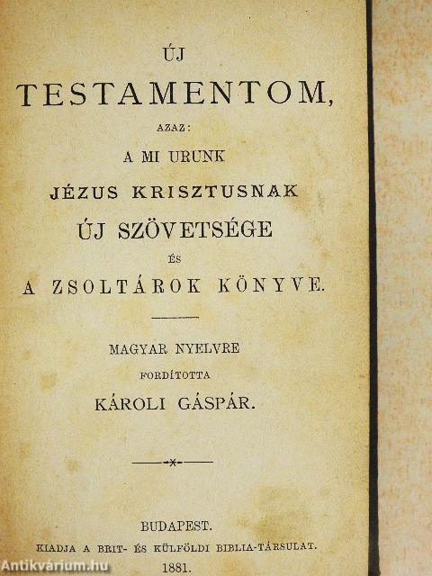 Új Testamentom/A zsoltárok könyve