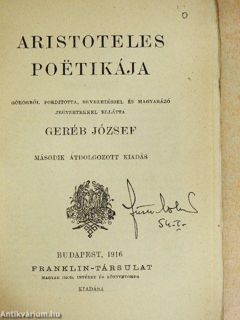 Aristoteles poetikája