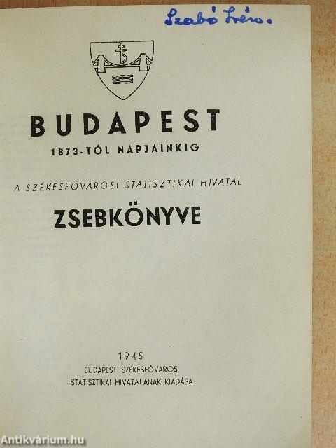 Budapest 1873-tól napjainkig