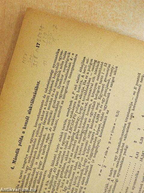 Vasbetonszerkezetek sztatikája