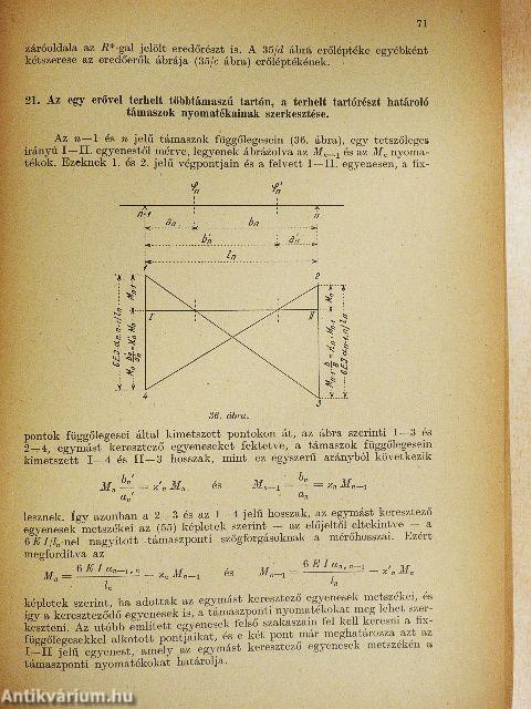 Vasbetonszerkezetek sztatikája
