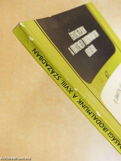 Mezőgazdasági irodalmunk a XVIII. században