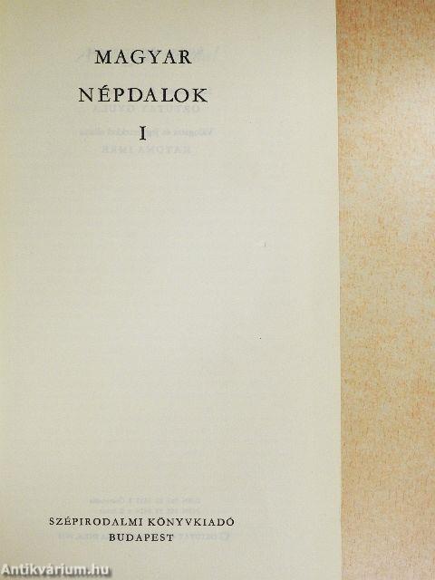 Magyar népdalok I.