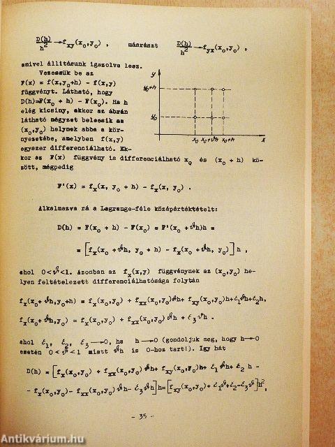 Analízis II. - I. félév