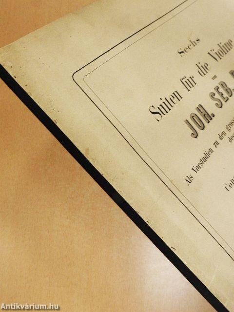 Sechs Suiten für die Violine Solo