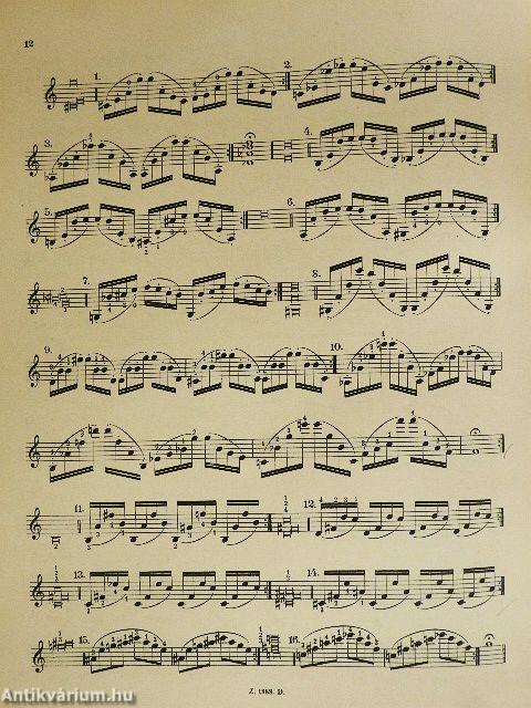 Tägliche Übungen für die Violine