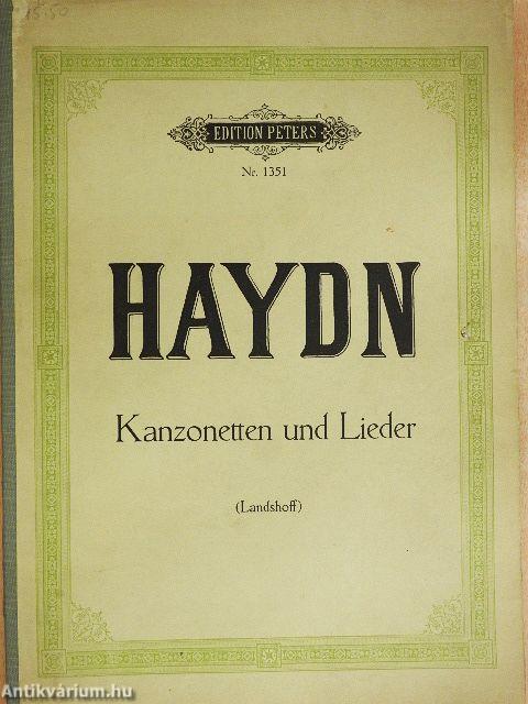 Kanzonetten und Lieder für eine Singstimme mit Klavier
