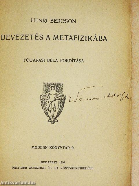 Bevezetés a metafizikába