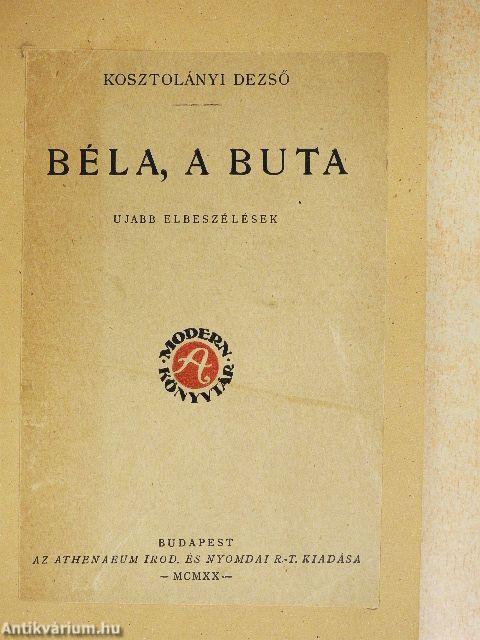 Béla, a buta