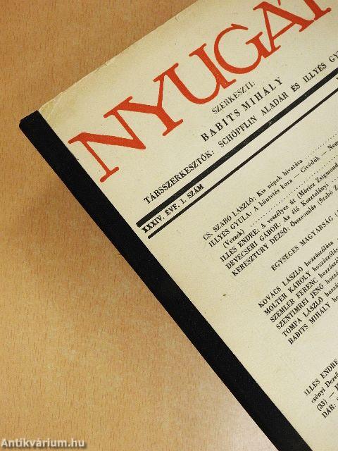 Nyugat 1941. január 1.