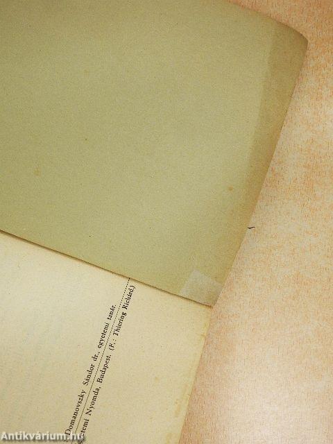 A külföldi magyar intézetek működése és a magas műveltség célját szolgáló ösztöndíjak az 1935-36. tanévben