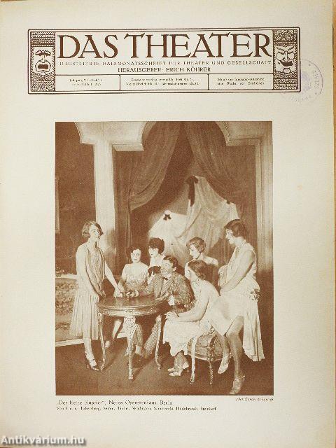 Das Theater 1925. július-december (fél évfolyam) - 1926. január