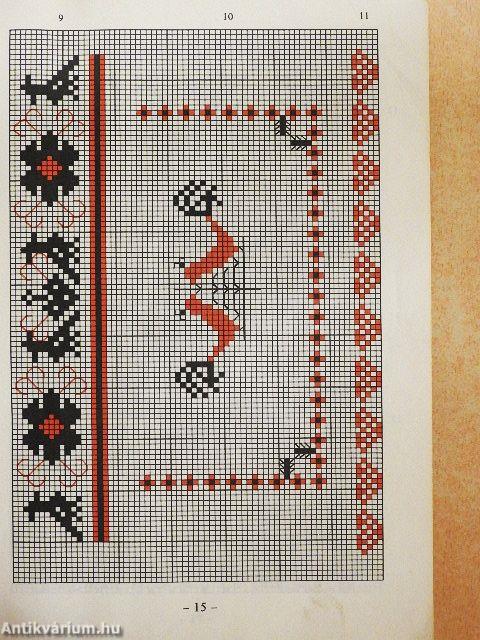 Keresztszemes hímzésminták