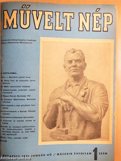 Művelt Nép 1950-1951. (nem teljes évfolyam)