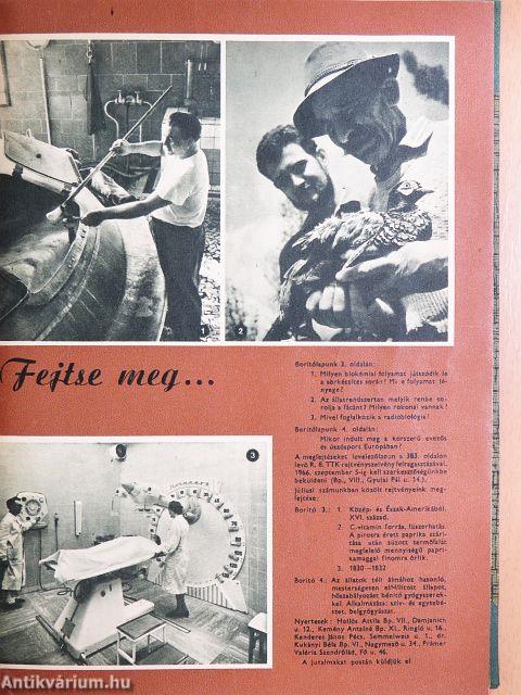 Természettudományi Közlöny 1966. július-december (fél évfolyam)