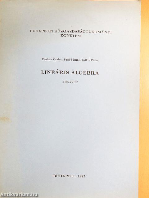 Lineáris algebra
