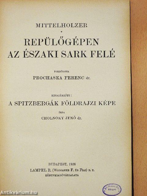 Repülőgépen az Északi sark felé