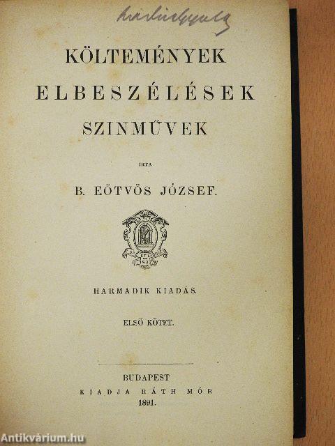 Költemények, elbeszélések, szinművek I-II.