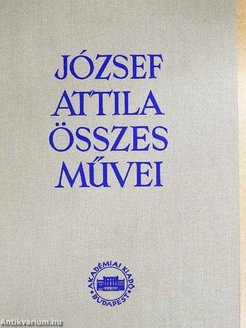 József Attila összes művei IV. (töredék)