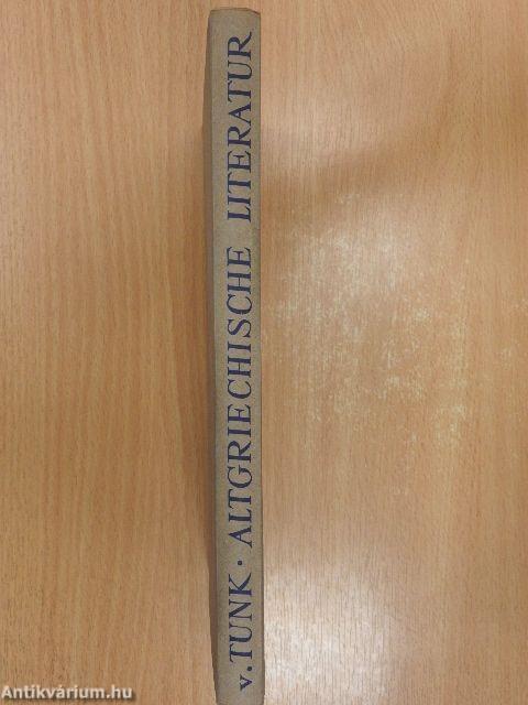 Kurze Geschichte der altgriechischen Literatur