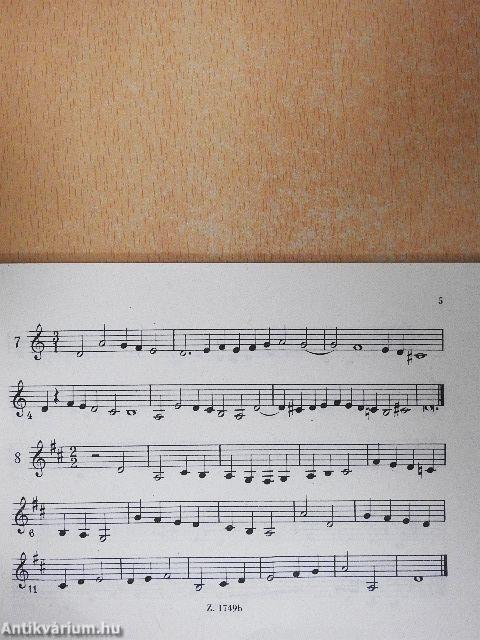 55 kétszólamú énekgyakorlat