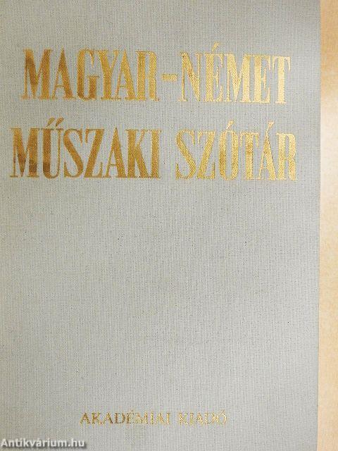 Magyar-német műszaki szótár