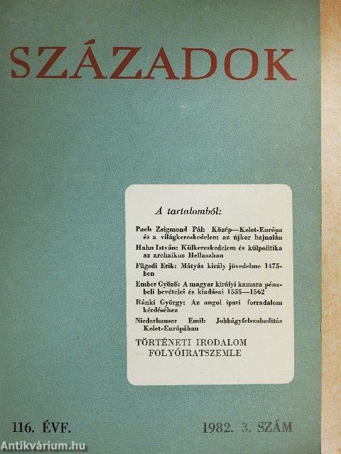 Századok 1982/3.