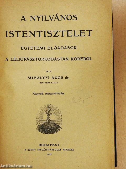 A nyilvános istentisztelet