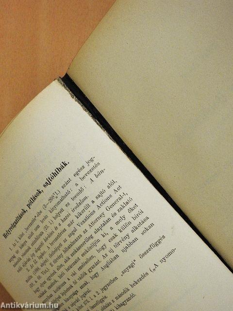 A bűnvádi perrendtartás magyarázata I.