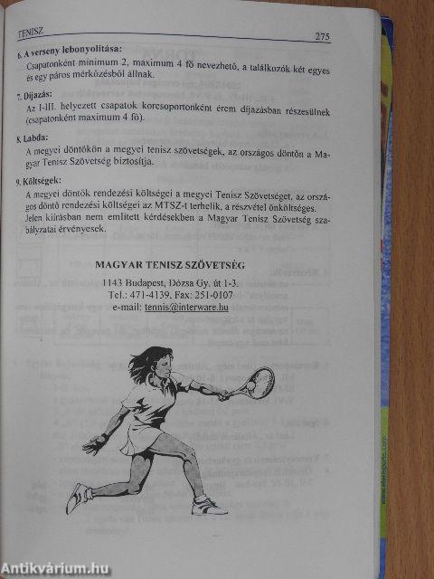 Diákolimpiai versenykiírások és programok 2004/2005.