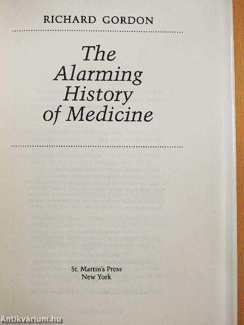 The Alarming History of Medicine