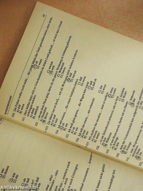 Német tesztgyűjtemény a középfokú és a felsőfokú nyelvvizsgához