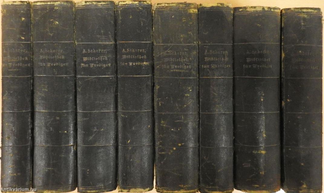 Bibliothek für Prediger I-VIII. (gótbetűs)