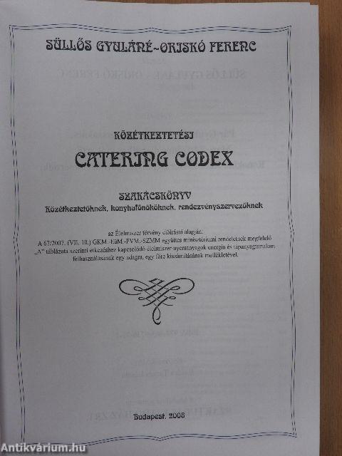 Közétkeztetési Catering Codex
