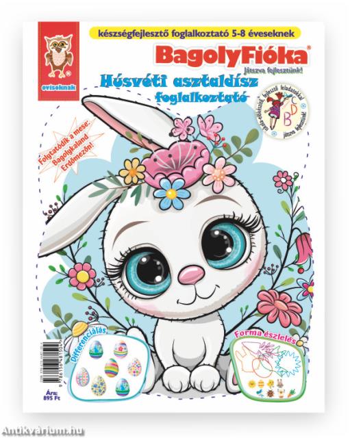 BagolyFióka kreatív foglalkoztató füzet - Húsvéti asztaldísz
