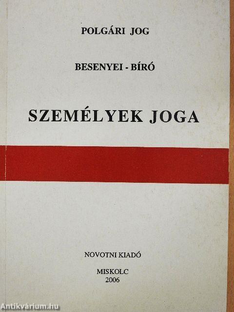 Személyek joga
