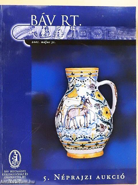 BÁV Rt. 5. Néprajzi aukció