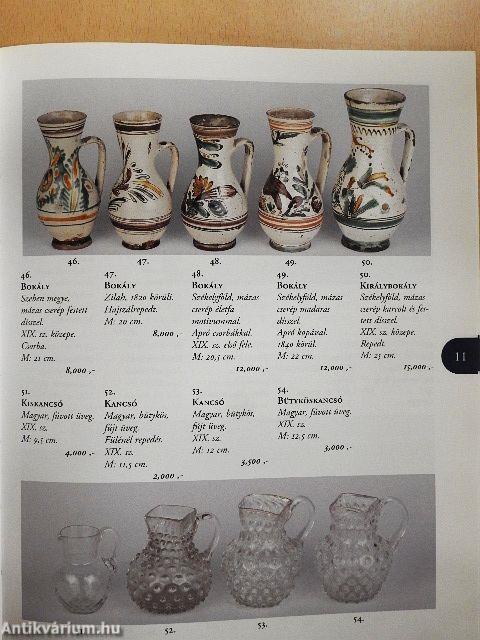 BÁV Rt. 5. Néprajzi aukció