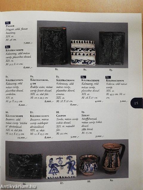 BÁV Rt. 5. Néprajzi aukció