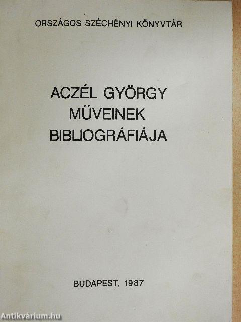 Aczél György műveinek bibliográfiája