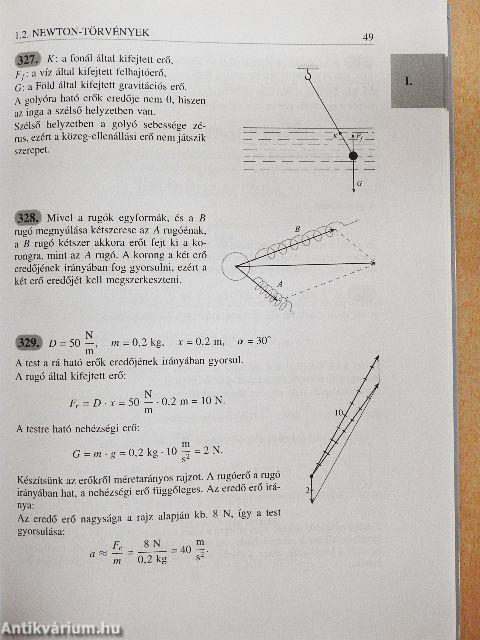 Fizika megoldások I.