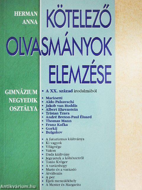 Kötelező olvasmányok elemzése 6.